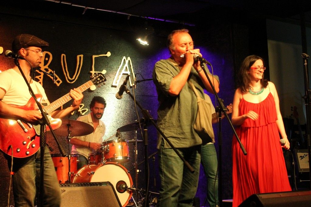 Crónica Edu Big Hands & Whiskey Tren + The Big Lis Gumbo Band. Garufa Club, A Coruña. 11 de julio de 2015.